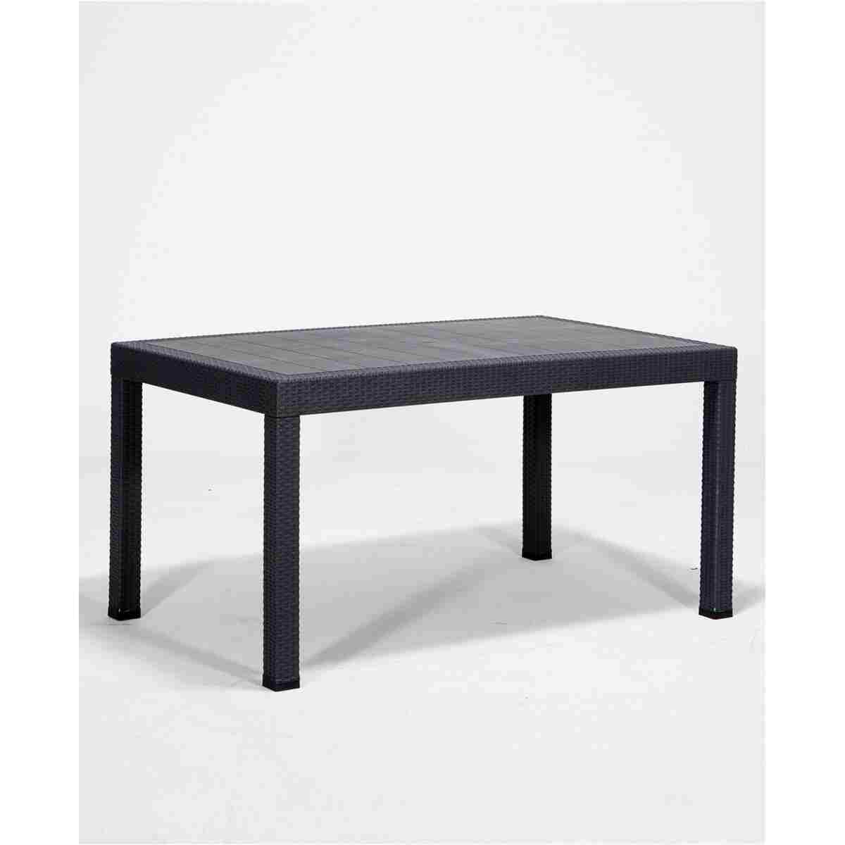 SANDALİE Garden 90x150 Bahçe&balkon&teras Masa Seti - Antrasit - Görsel 5