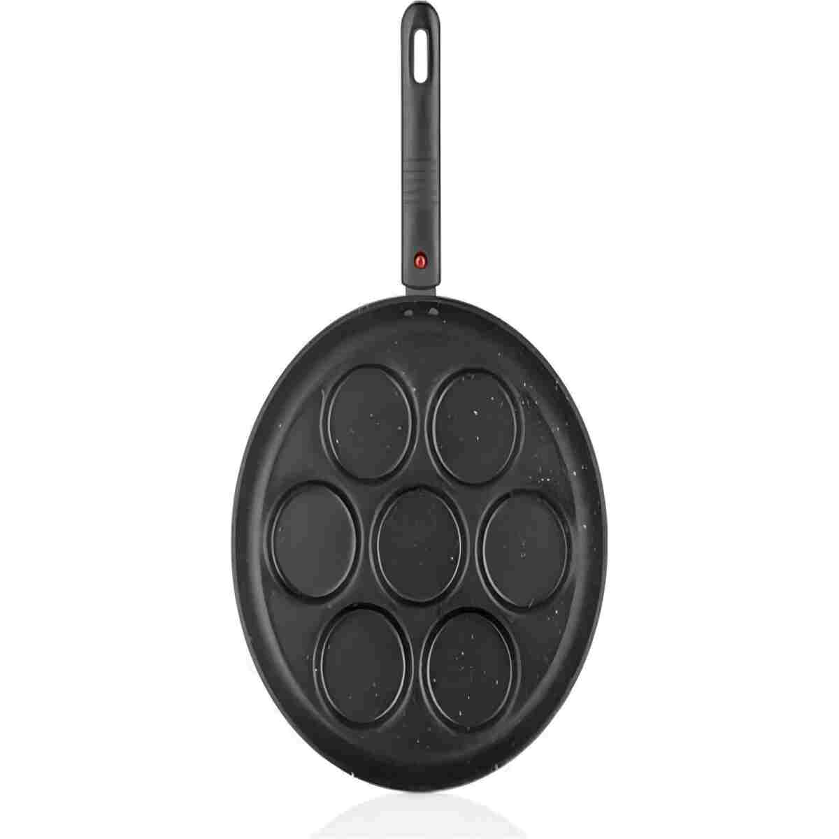 papilla Tak Çıkar Saplı Bravo Pancake Tava - 7 Gözlü Pankek Tavası - Görsel 6