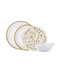 Karaca Roseanne Gold 24 Parça 6 Kişilik Porselen Yemek Takımı - Görsel 12
