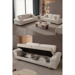 indes home Armada 3+3 Koltuk Takımı Krem