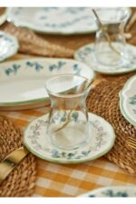 Bella Maison Ocaliptus Stoneware 26 Parça 6 Kişilik Kahvaltı Takımı Yeşil - Görsel 6