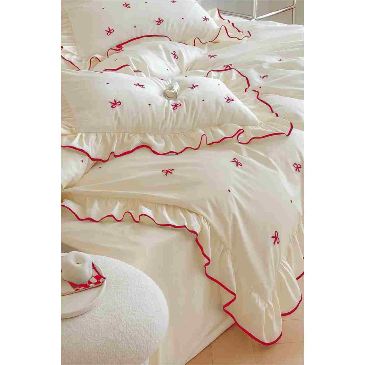 Uçkan home Soft elegance çift kişilik nevresim seti %100 pamuk - Görsel 5