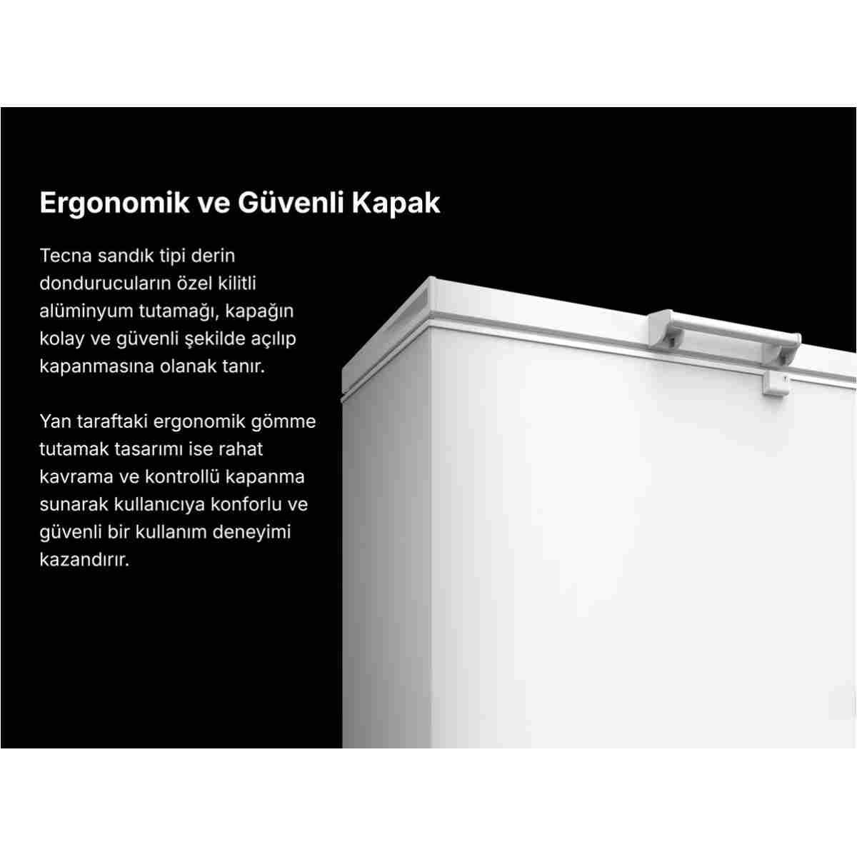 Tecna CF2202 200 LİTRE YATAY DERİN DONDURUCU - Görsel 14