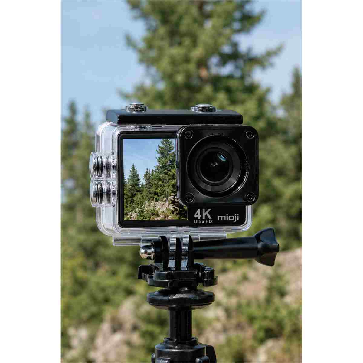 Mioji Action 12X 4K 60FPS 20MP Çift Ekran 170° Aksiyon Kamerası - Mikrofon Hediyeli - Görsel 11