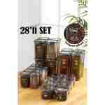 Vienev Serigrafi Etiketli 28li Peggy Kare Erzak Ve Baharat Full Set 8(1,2, 0,55, 0,45) 4x(1,75)