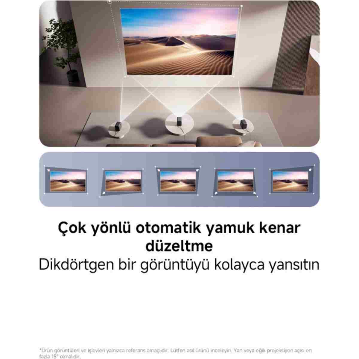 Xiaomi Smart Projector L1 Projeksiyon - Görsel 7