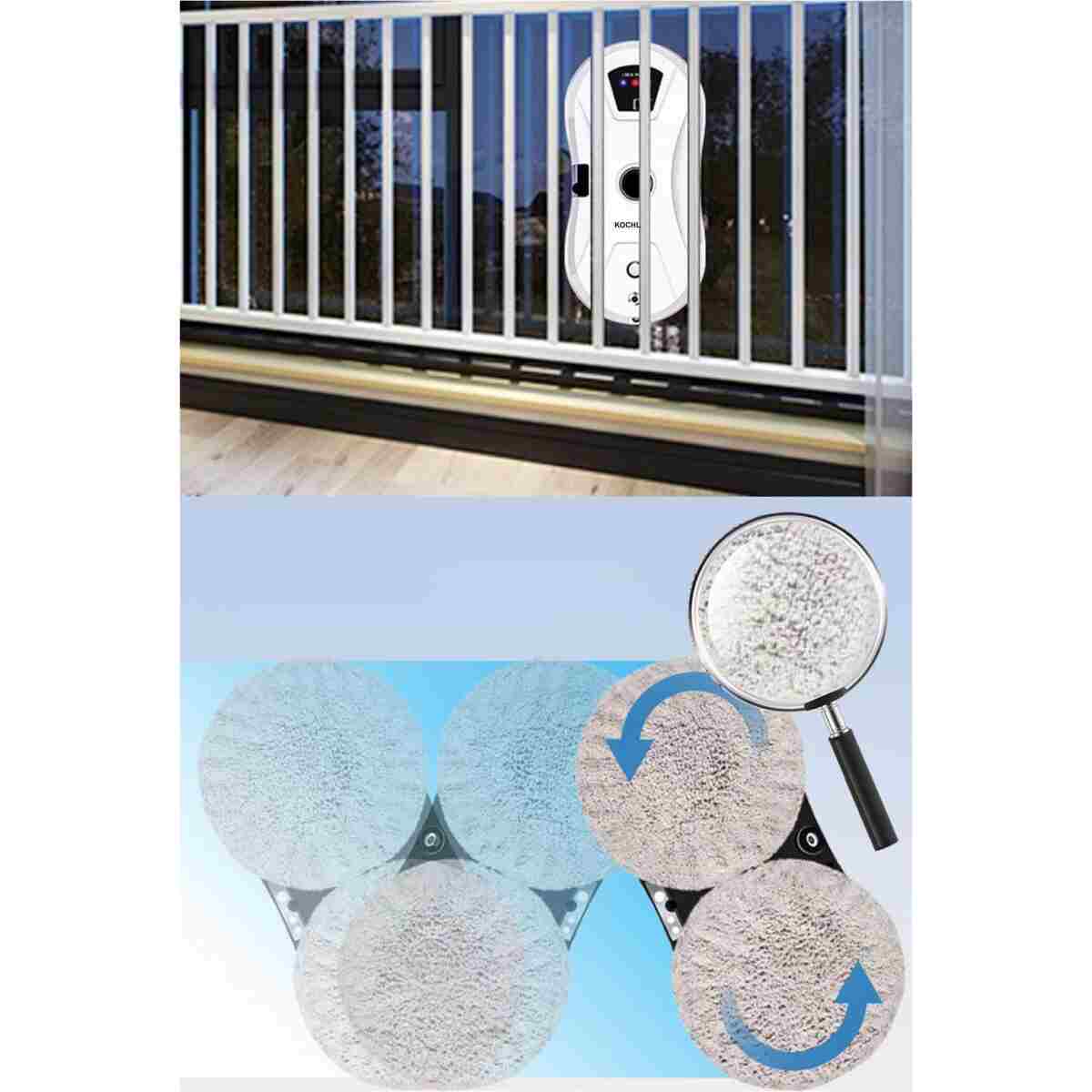 kochler Akıllı Cam Silme Robotu - Vakumlu Cam Silme - Cam Temizleme Robotu - Görsel 11