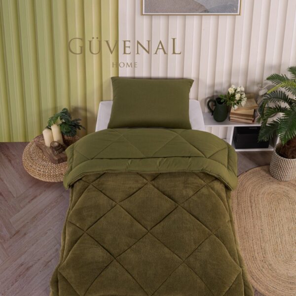 Güvenal Elite Wellsoft Tek Kişilik Çift Taraflı Yastık Kılıflı Lüx Yorgan Seti | Yorgan | Uyku Seti | Çeyiz
