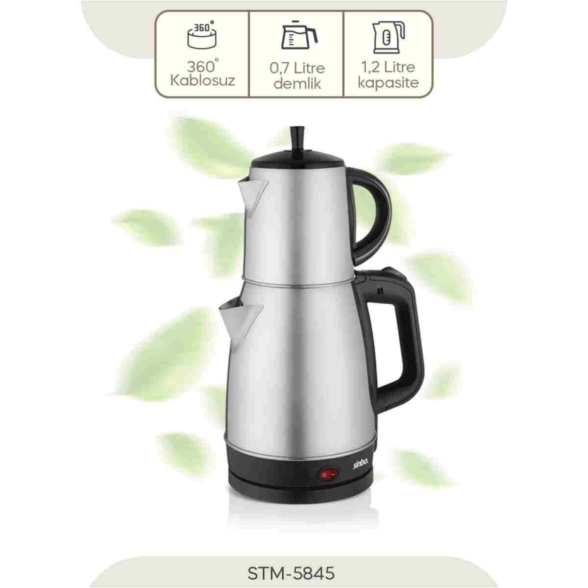 Sinbo STM-5845 Elektrikli Çay Seti - Görsel 3