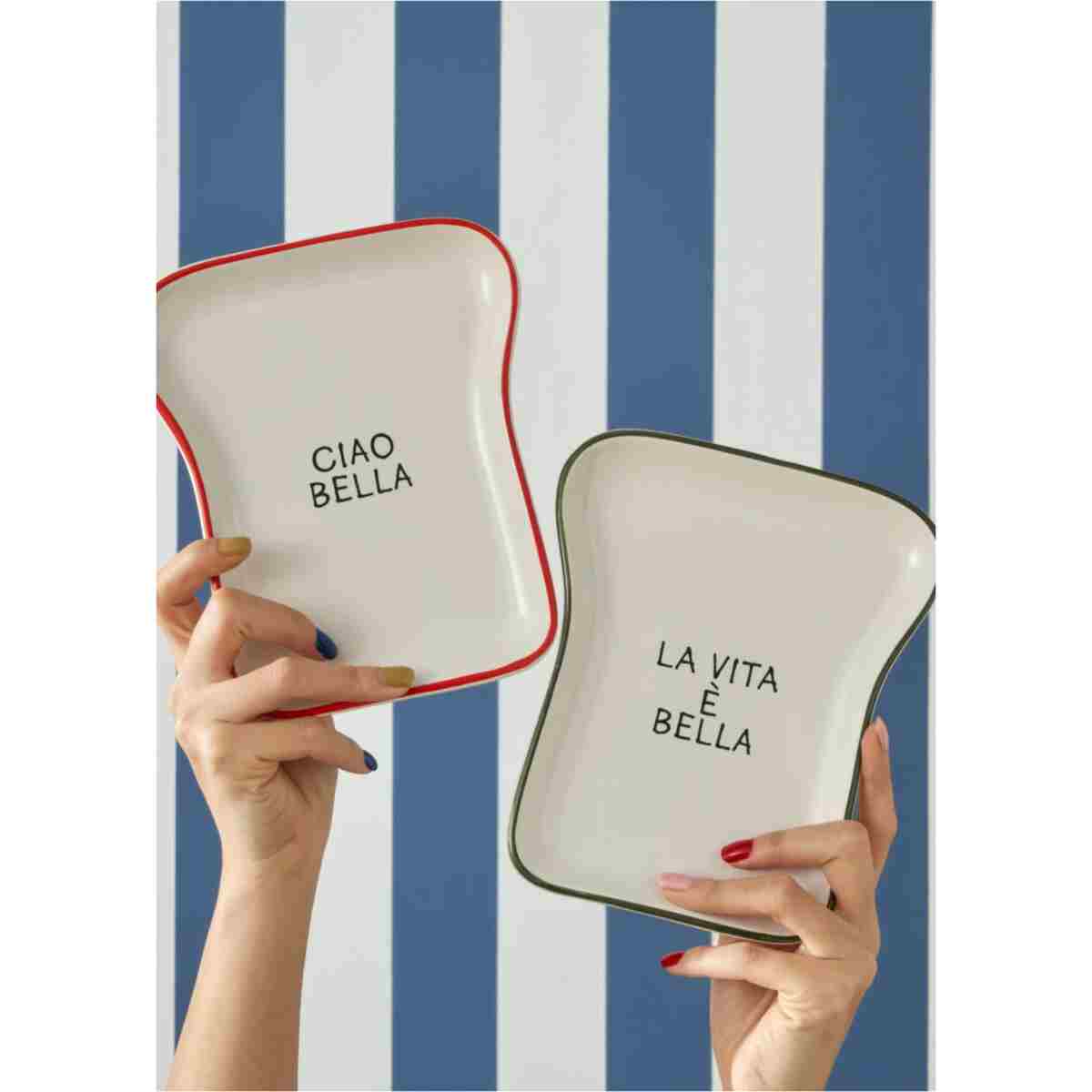 Bella Maison Line Seramik 8 Parça 2 Kişilik Tost Kahvaltı Takımı - Görsel 4