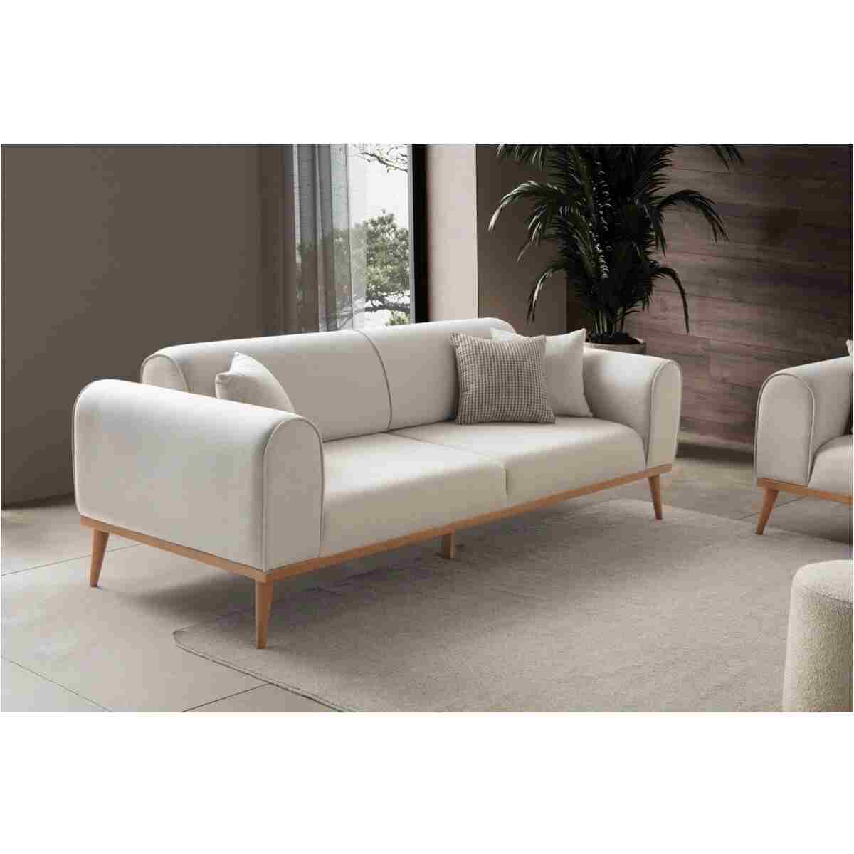 EDSY HOME Rebul 3+3+1 Koltuk Takımı Bej Renk - Görsel 4