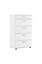 Adore Mobilya Trendline 5 Çekmeceli Şifonyer - Mat Beyaz 60x108x44 Cm (GXYXD) - Görsel 11