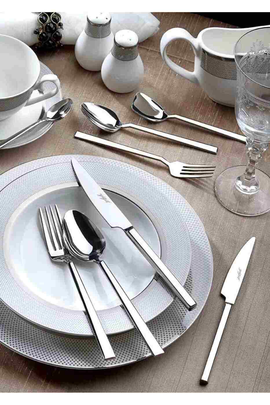 28eddf882a50a6fef5c5030c43abf160 YİĞİTSTEEL SİNCE 1974 60 Parça Zümrüt 12 Kişilik Çelik Düz Kaşık Çatal Seti Takımı (*BIÇAKSIZ*) - Görsel 1