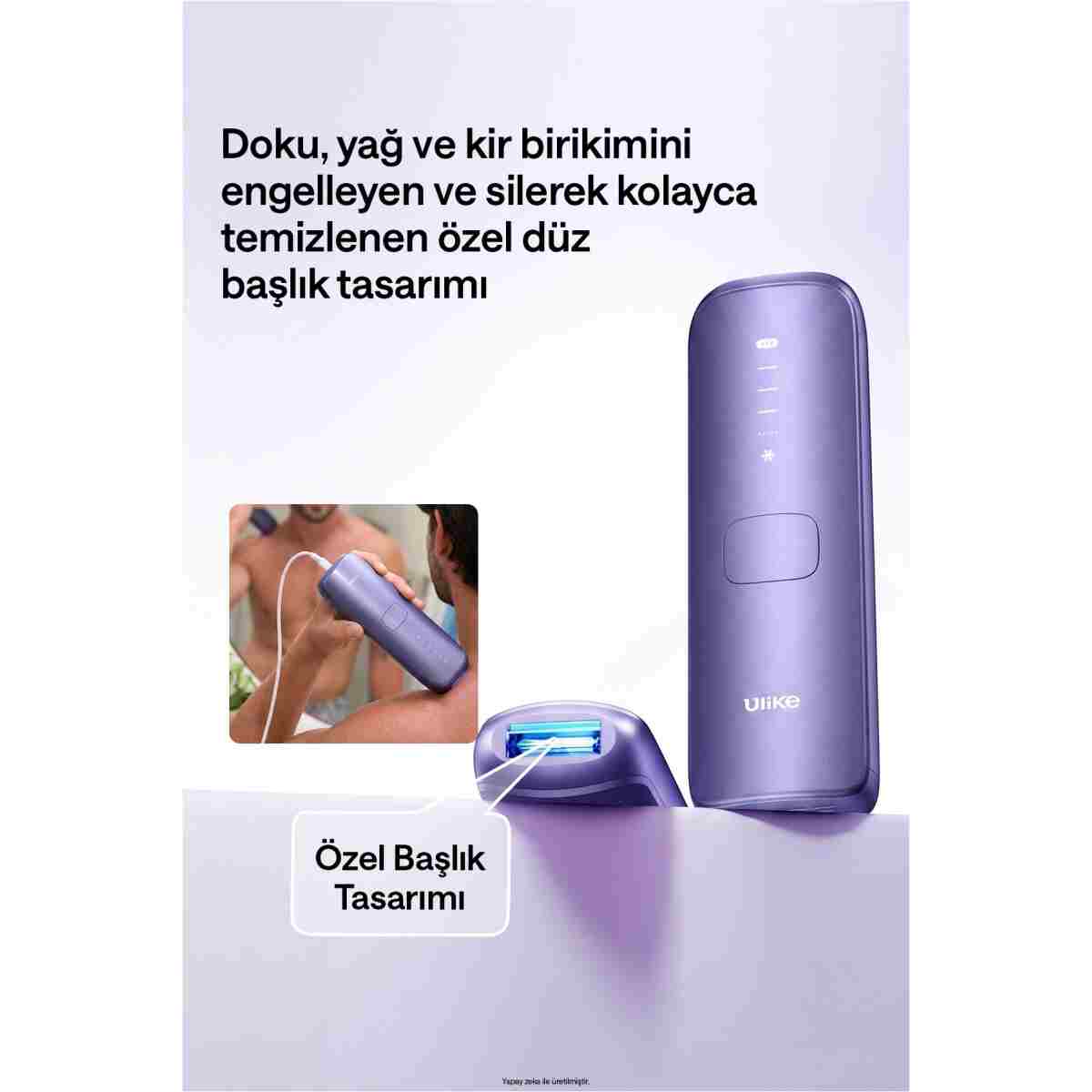 Ulike Air 3 Acıyı Önleyen Sapphire Buz Soğutma IPL Lazer Epilasyon Aleti Mor, 700.000 Atım, Deri Kutulu - Görsel 10