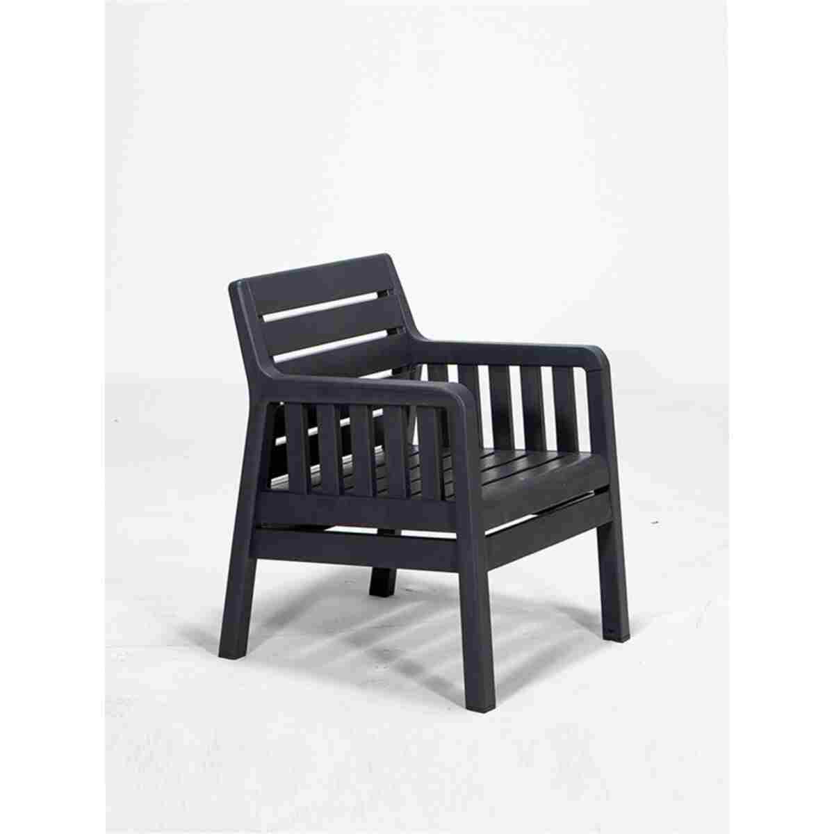 Modalife Lara Home Minderli 3 1 1 S Bahçe Takımı-antrasit - Görsel 3