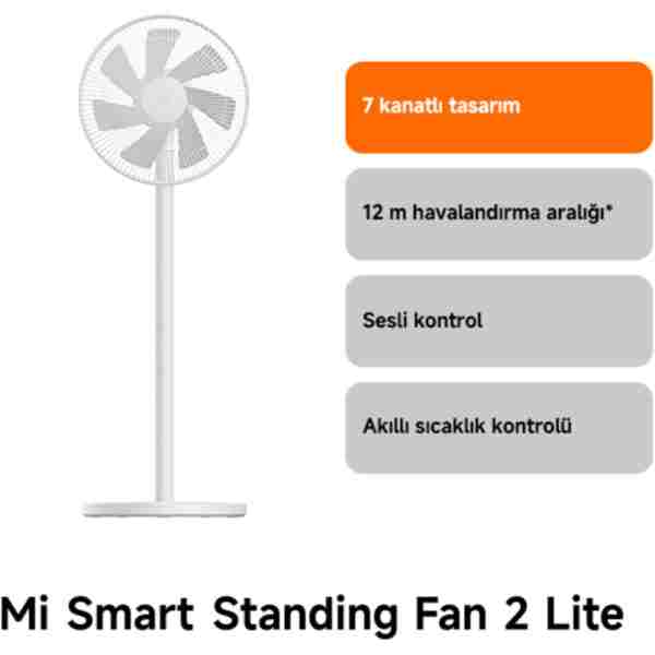 Xiaomi Mi Smart Ayaklı Fan 2 Lite