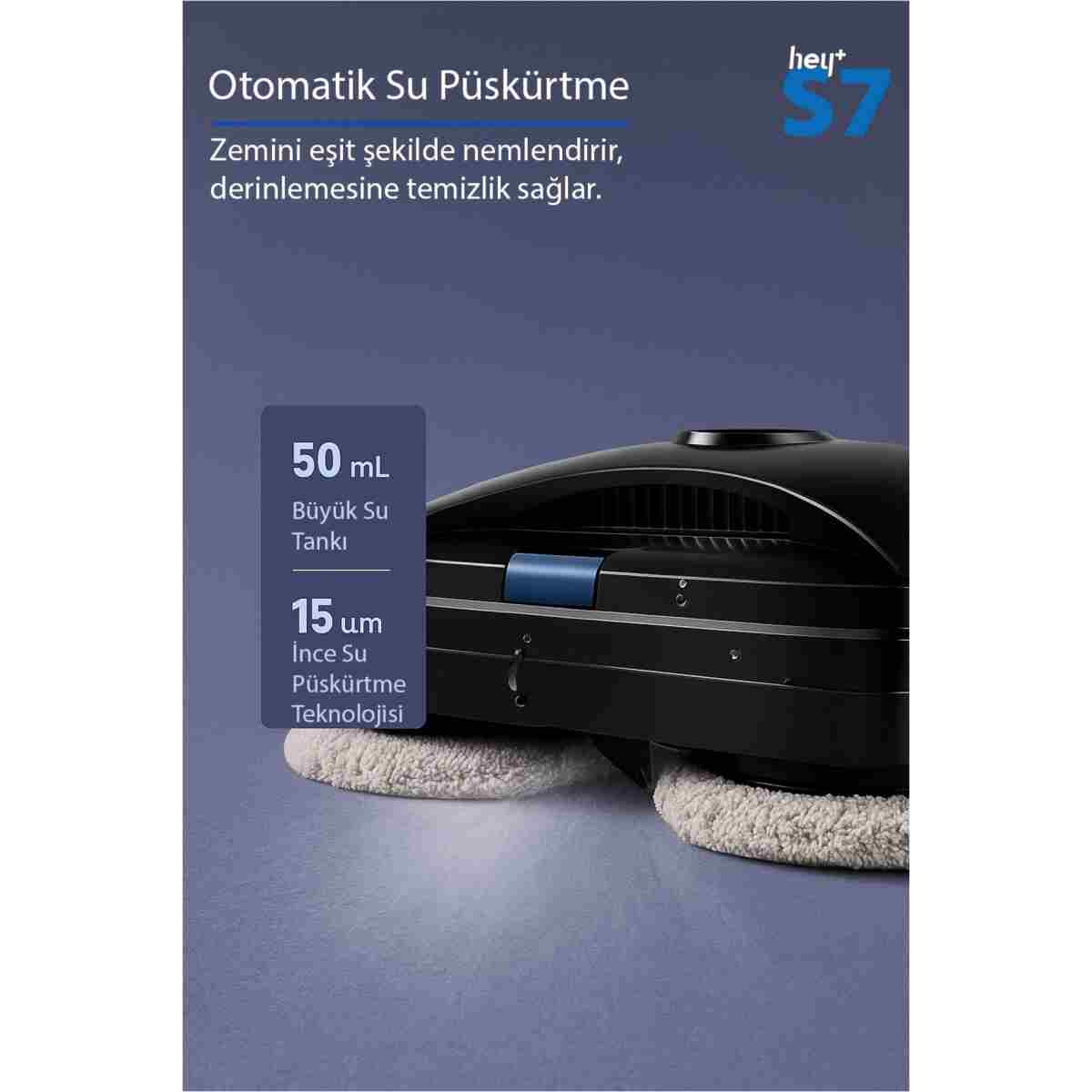 Heyplus Akıllı Cam Silme Robotu Su Püskürtmeli Kumandalı Cam Temizleme Robotu - Görsel 9