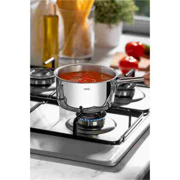 Nehir Silver Çelik Sosluk 14 cm Kapaksız