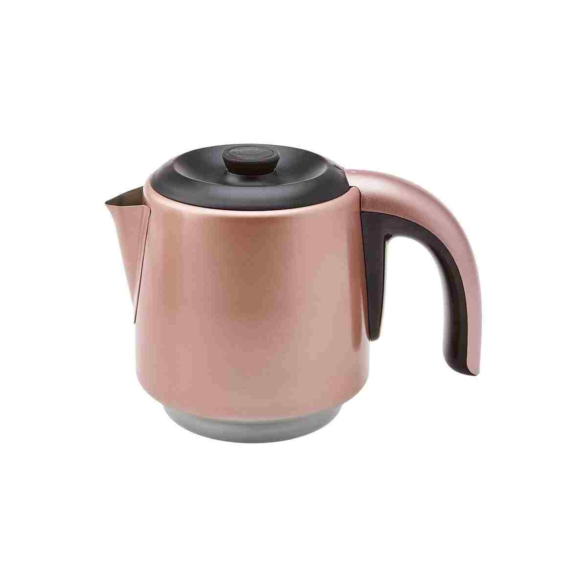 Karaca Daystar Çelik Demlikli 2 In 1 Çay Makinesi Ve Su Isıtıcı Kettle Rosegold - Görsel 4