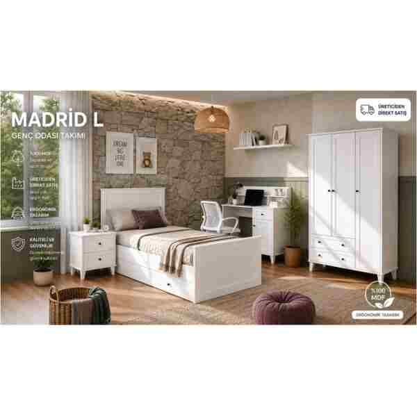 VENATTO MADRİD LARCH GENÇ ODASI (%100MDF)