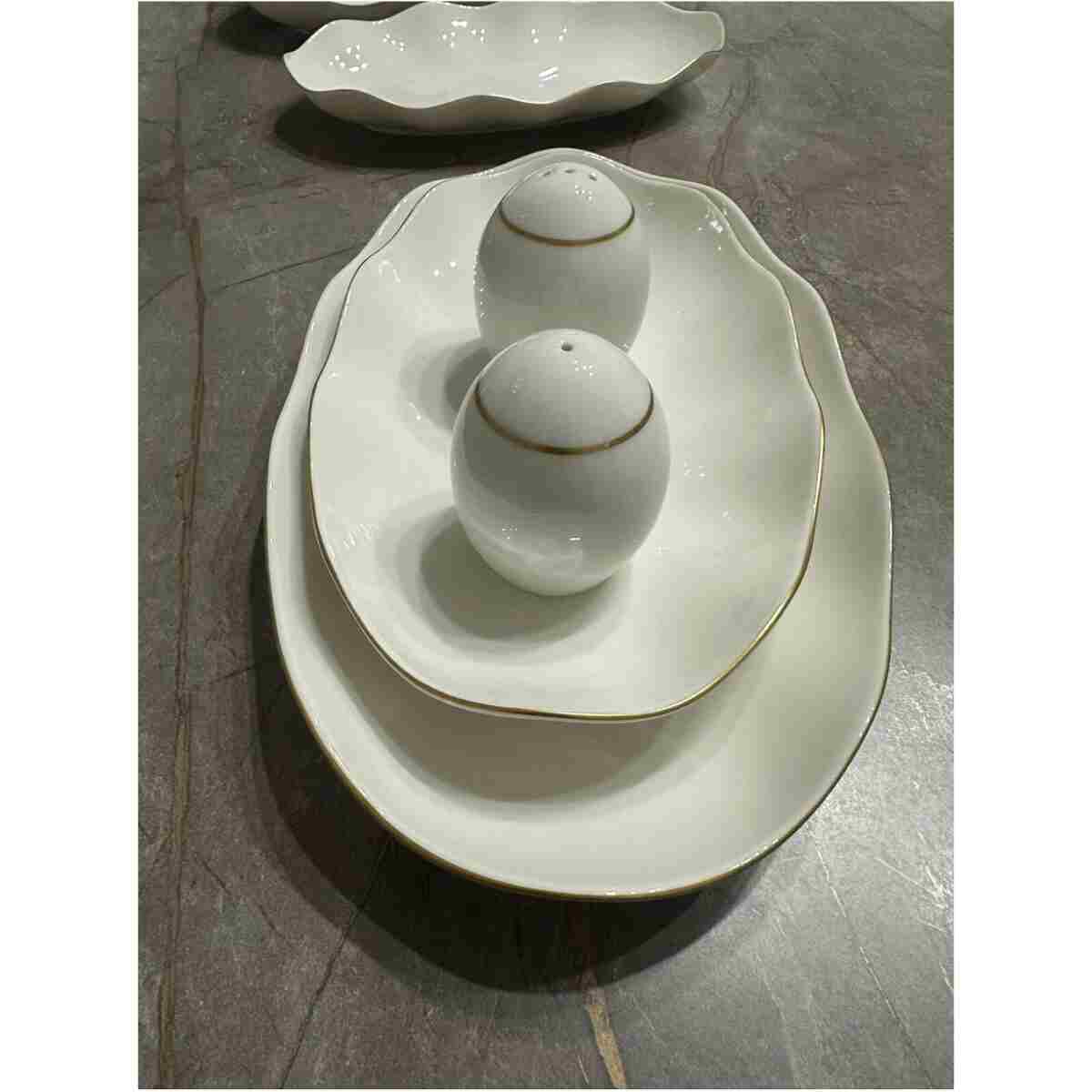 Güral Porselen Nesrin 54 Parça Gold Fileli Yemek Takımı - Görsel 6