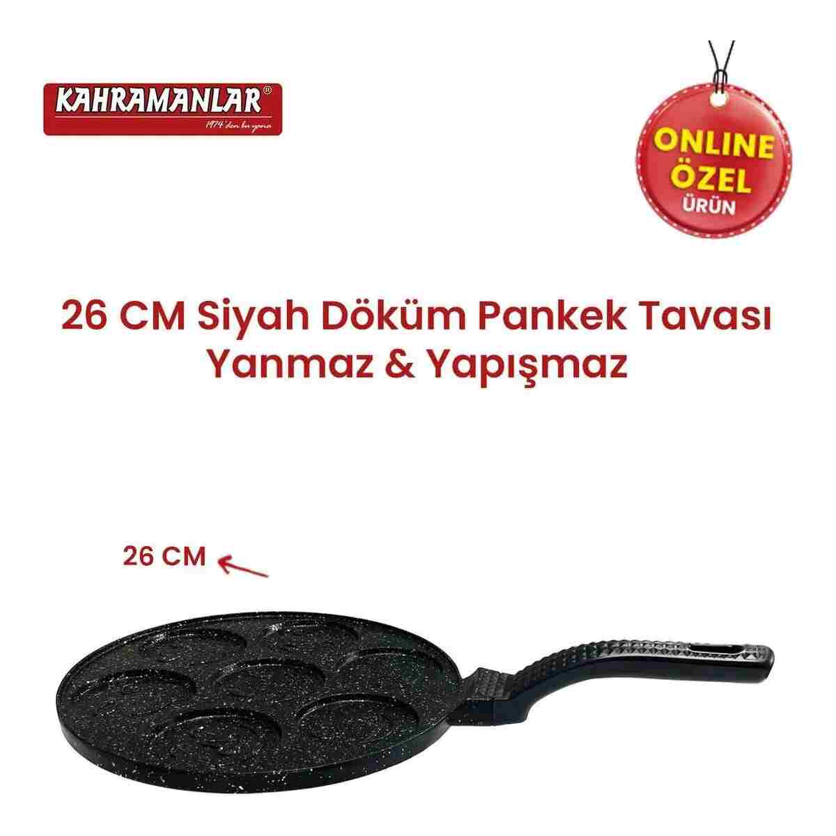 Kahramanlar Helegra 2'li Pankek ve Krep Tavası Seti - Görsel 2