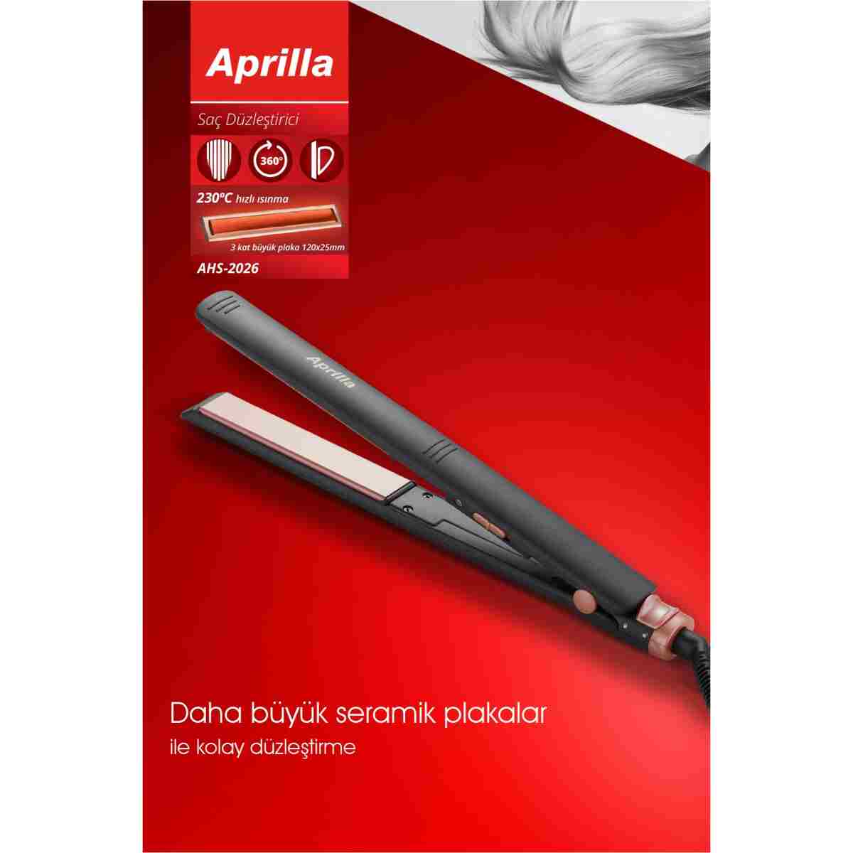 Aprilla Ahs-2026 Saç Düzleştirici - Görsel 8