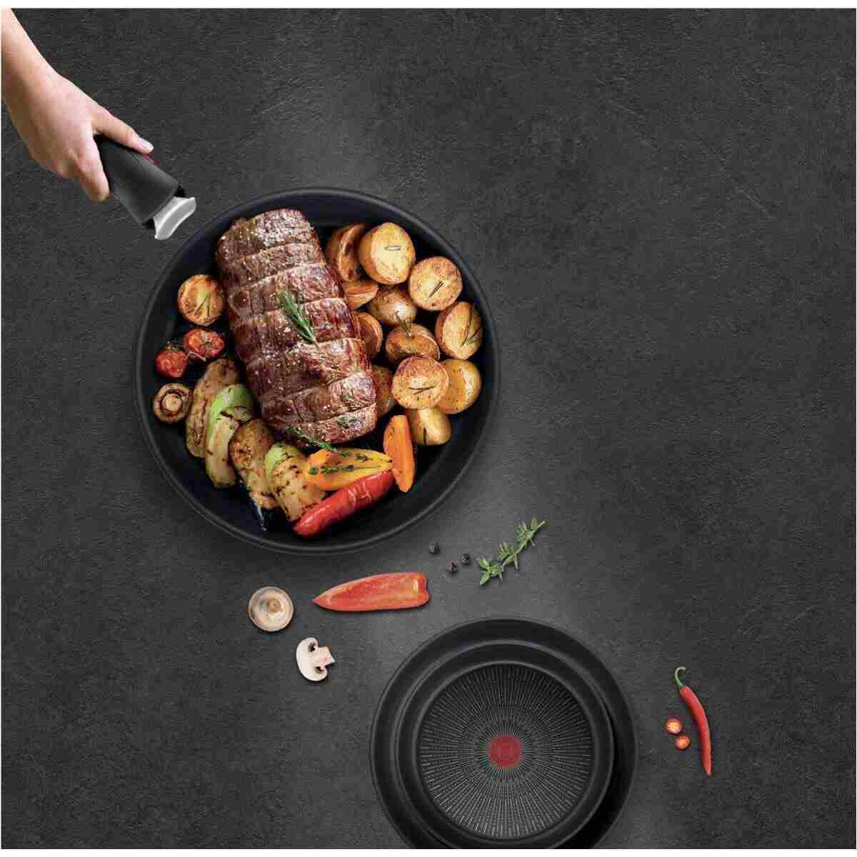 TEFAL Ingenio Exception Titanyum 6X Büyük Set 12 Parça - Görsel 6