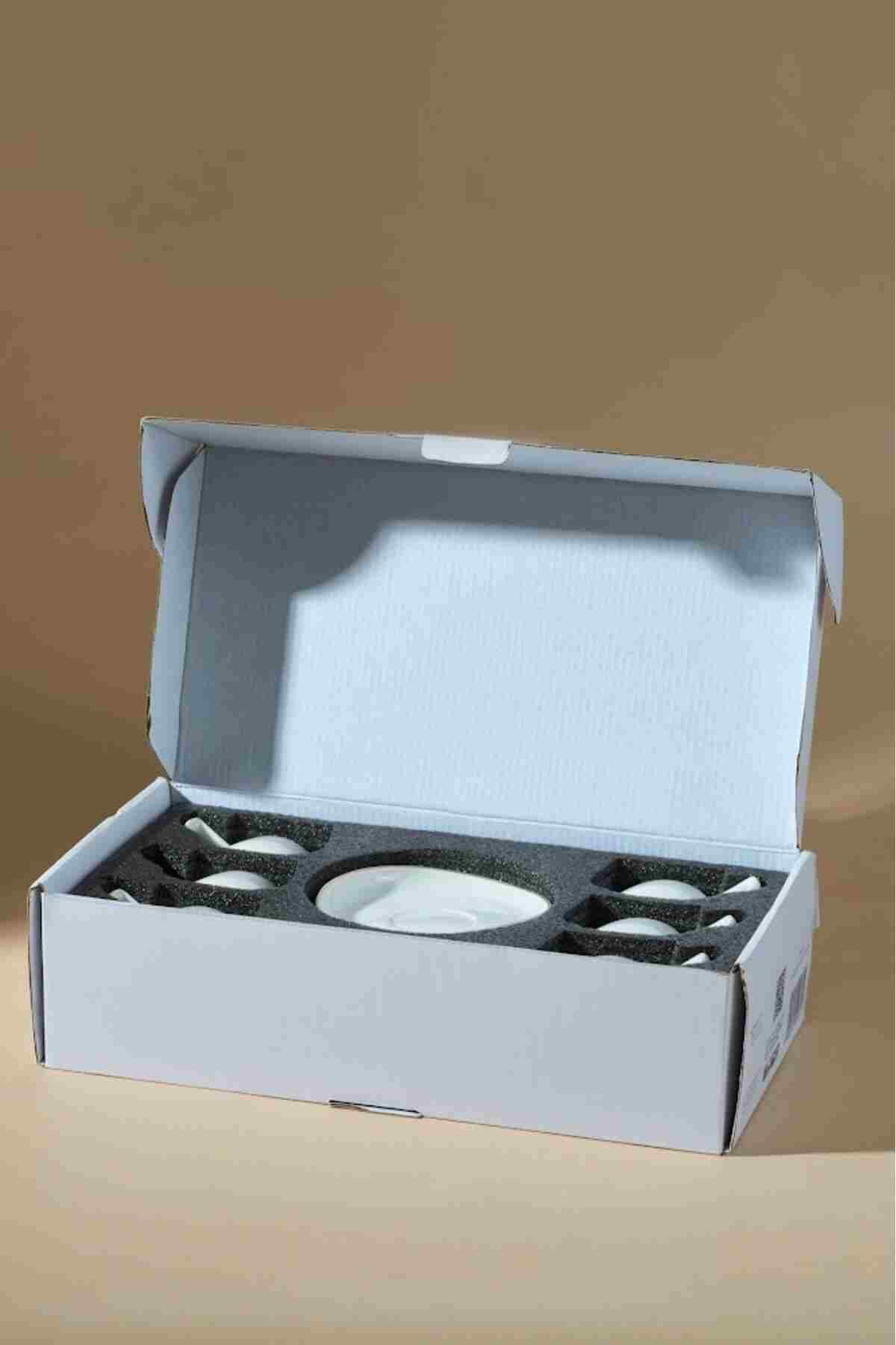 Karaca Hole 6 Kişilik Kahve Fincan Takımı 80 ml Gold - Görsel 12
