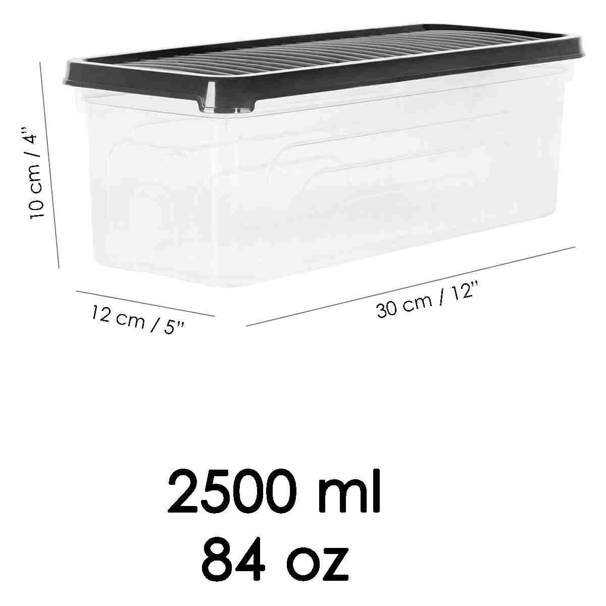 Meleni Home 4'lü Buzdolabı Düzenleyici Saklama Kabı - Derin Mikrodalga Difrize Uygun Buzluk Kabı 4x2500ml - Görsel 9