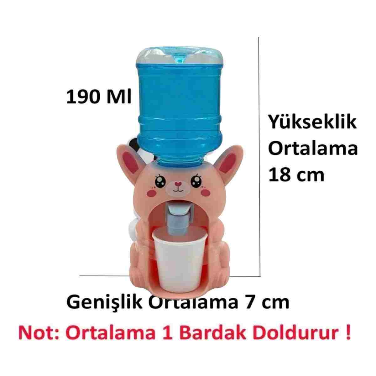 TOYJOY Global Toy Joy - Mini Su Sebili, Tanklı Içecek Sebili, Musluk Ve Standlı, 190 ml Masaüstü Karışık Renk Ve Çeşit Gönderilmektedir - Görsel 5
