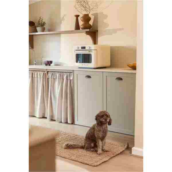 SMEG 50’s Style Krem Retro Buharlı Mini Fırın