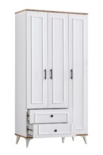 Setay Linda Genç Odası - 3 Kapılı Dolap, Karyola, Çalışma Masası - Görsel 12