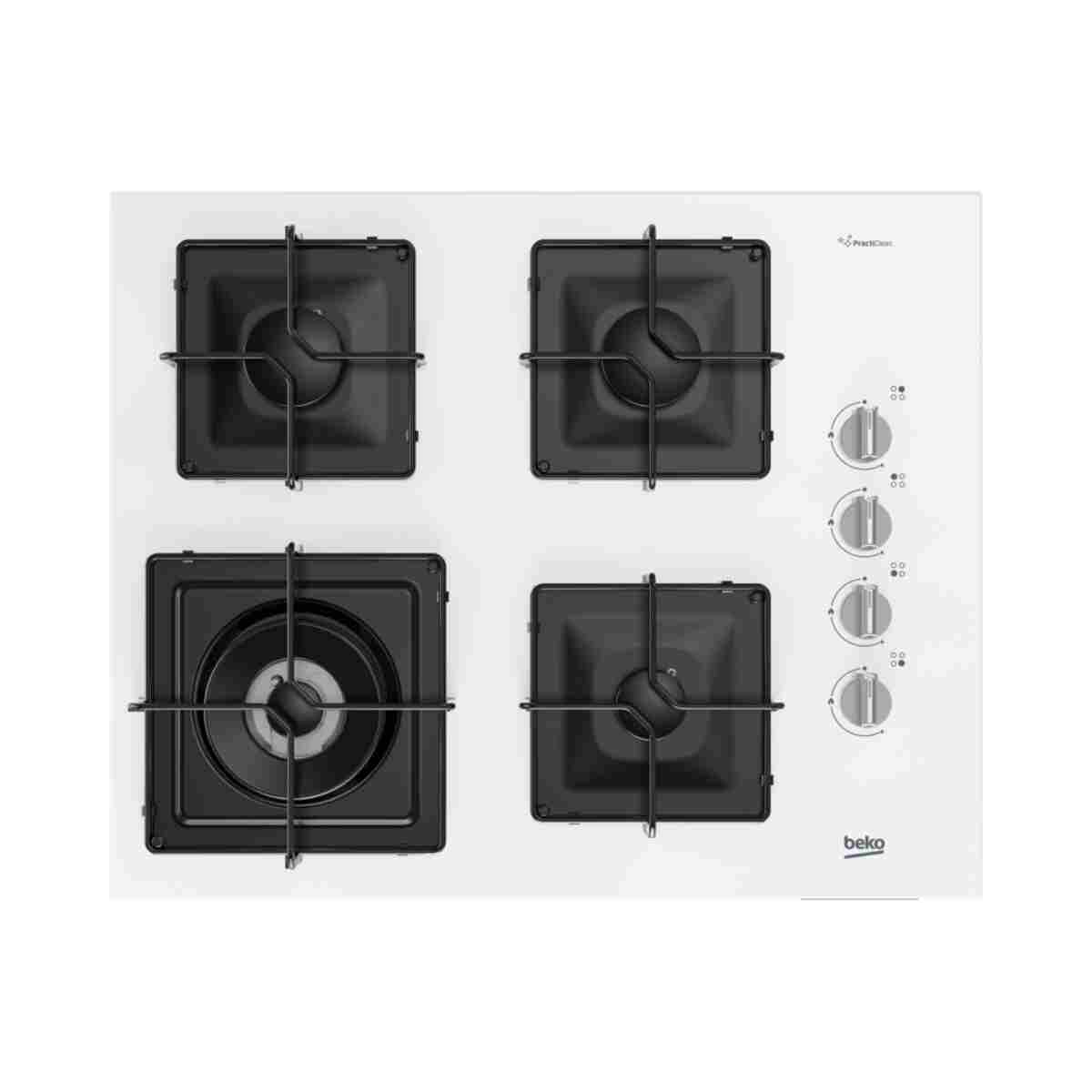 Beko Beyaz Cam Buhar Destekli FitFry WOK Gözlü Ankastre Set - Görsel 3