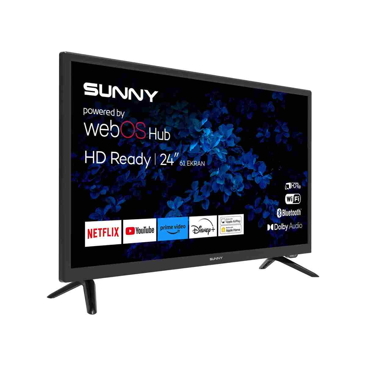 Sunny 24 inç 60 Ekran webOS Smart LED TV (SN24LEDI262C-S) 12V Karavan, Kamp Mobil Taşımaya Uygun - Görsel 2