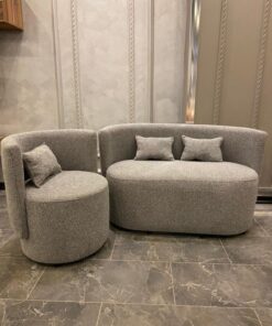 Alternative view of hoom concept Relax Antrasit Teddy 2'li Koltuk + Berjer Takımı