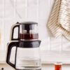 Karaca Glass Tea Xl 2 In 1 Cam Su Isıtıcı & Çay Makinesi Krem