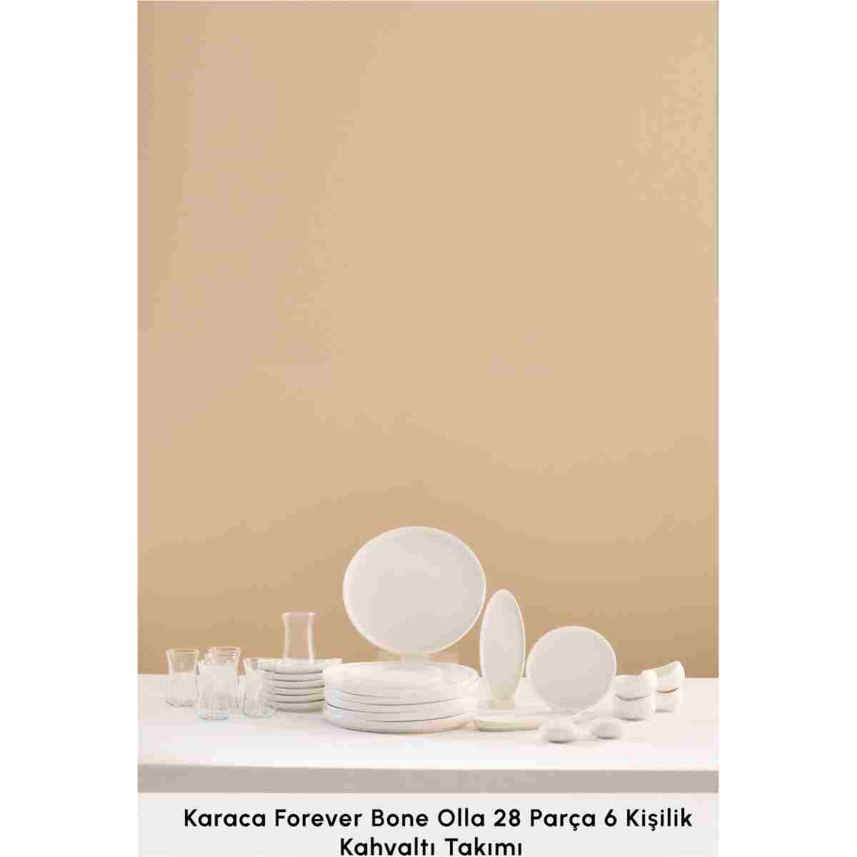 Karaca Forever Bone Olla 28 Parça 6 Kişilik Kahvaltı Takımı - Görsel 11