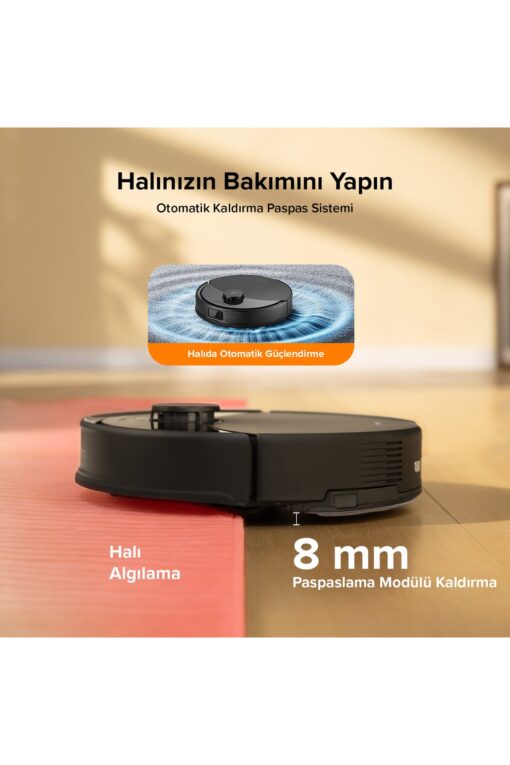 Roborock Q8 Max Pro Plus Akıllı Robot Süpürge Siyah - Görsel 5