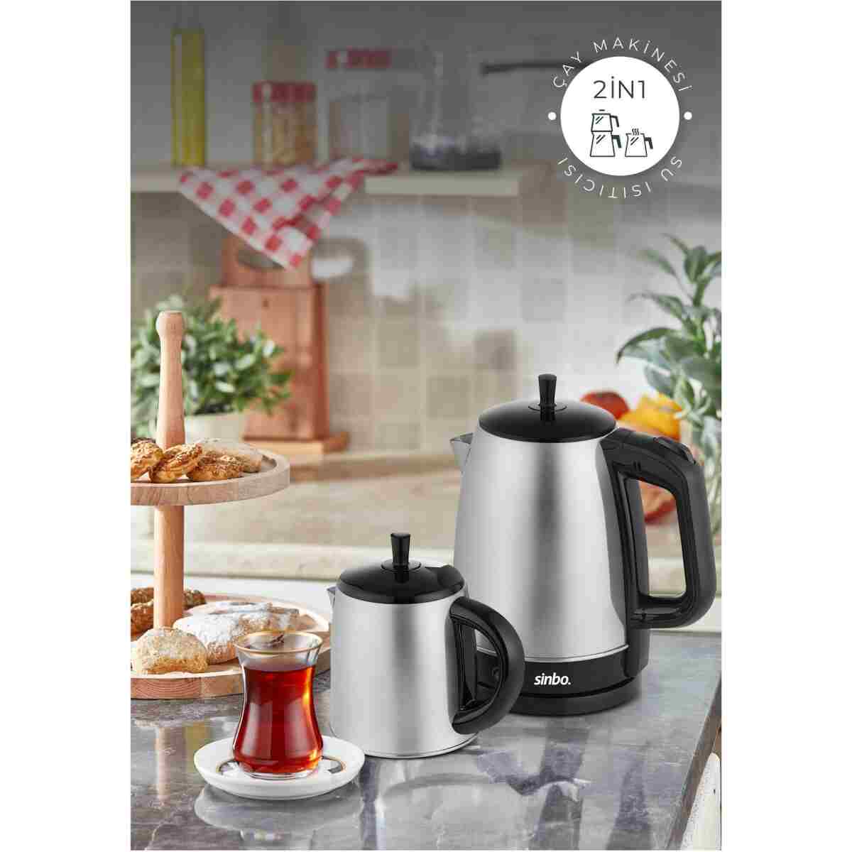 Sinbo STM-5845 Elektrikli Çay Seti - Görsel 2
