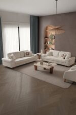 indes home Armada 3+3 Koltuk Takımı Krem - Görsel 2