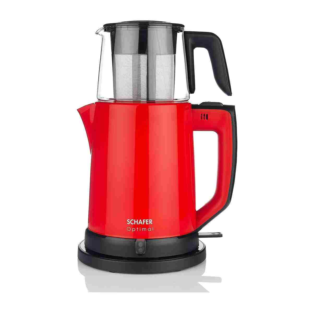 Schafer Optimal Elektrikli Çay Makinesi-Kırmızı - Görsel 2
