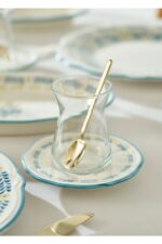 Bella Maison Liana Stoneware 26 Parça 6 Kişilik Kahvaltı Takımı Mavi - Görsel 13
