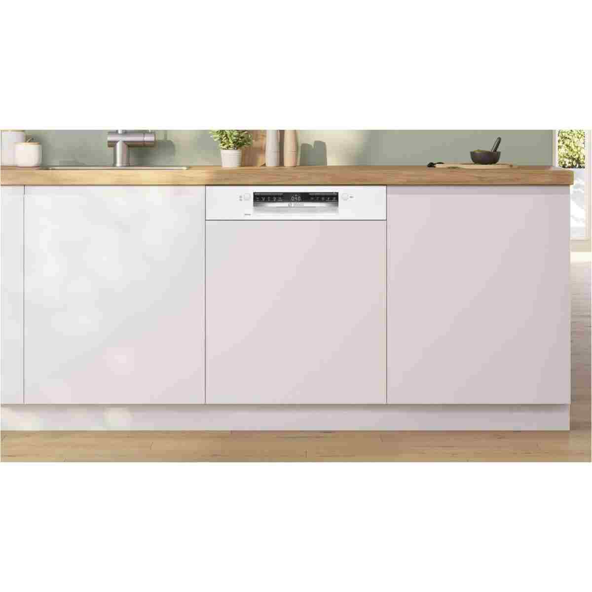 Bosch SMI4IKW50T 5 Programlı Beyaz Ankastre Bulaşık Makinesi - Görsel 5