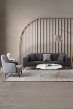 EDSY HOME Regnar 3+3+1+1 Koltuk Takımı Antrasit - Görsel 4