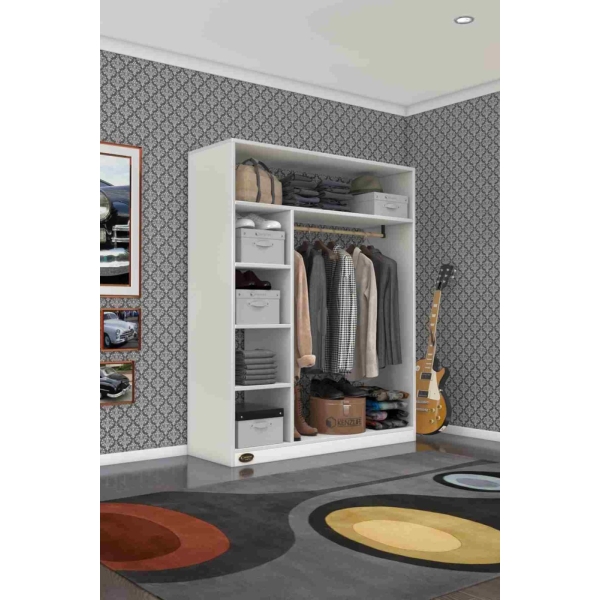 Kenzlife Giysi Dolabı Necmettin 150*120*40 Byz Gardırop