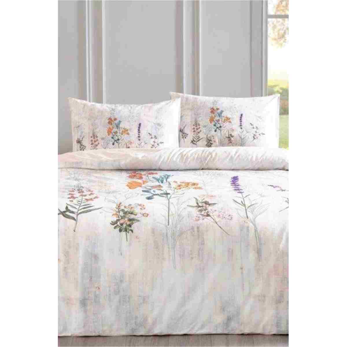 Özdilek Floraison Çift Kişilik Nevresim Takımı - Somon - Görsel 2