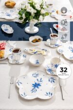 Emsan İntense Blue Porselen 32 Parça 6 Kişilik Kahvaltı / Servis Takımı - Görsel 2