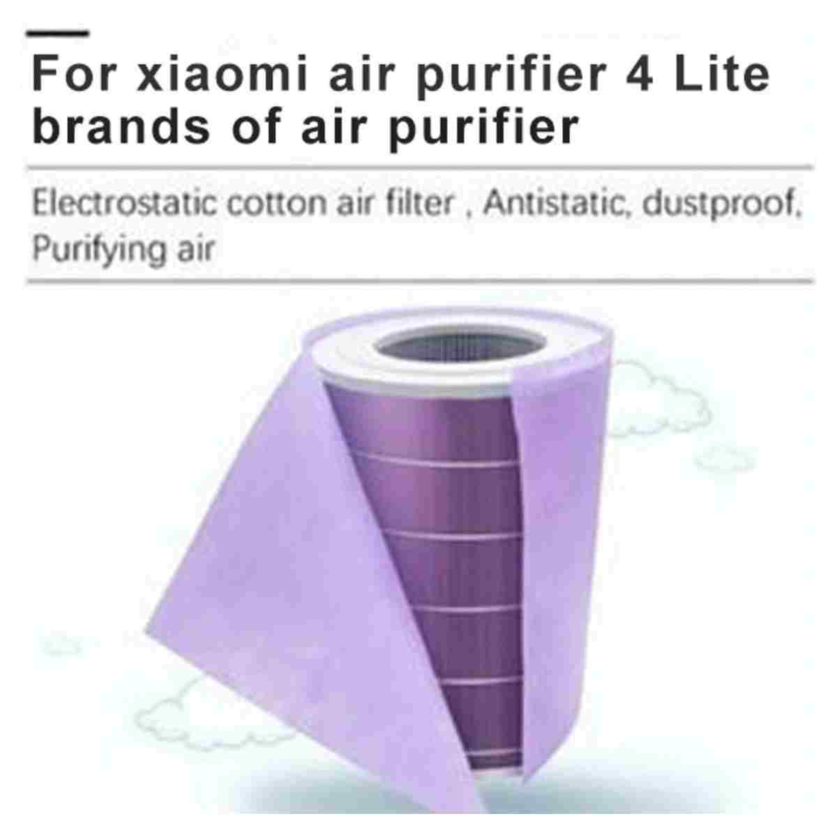 FilterHauz I Xiaomi Mi Air Purifier 4 Lite Için Toz Tutucu Filtre 6 Adet - Görsel 3