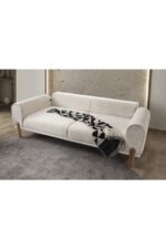 EDSY HOME Armoni 3+3+1+1 Koltuk Takımı Krem - Görsel 4